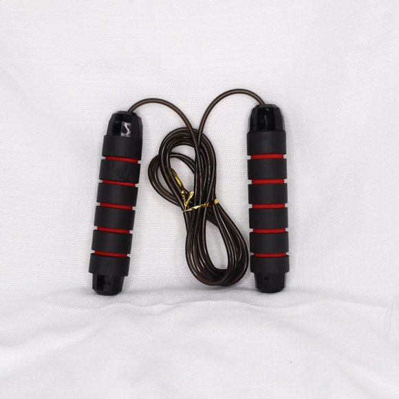 Jump rope 9 feet black and red new - Picture 1 of 5